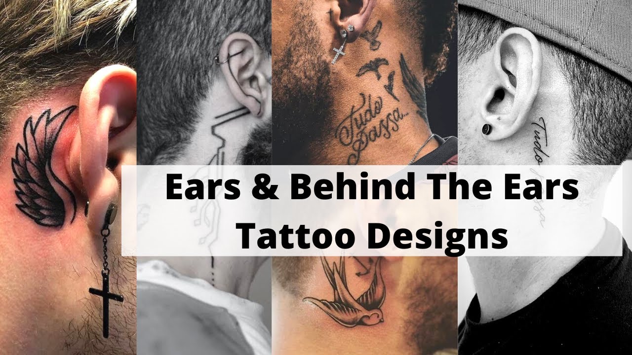 behind the ear tattoos for men 0032