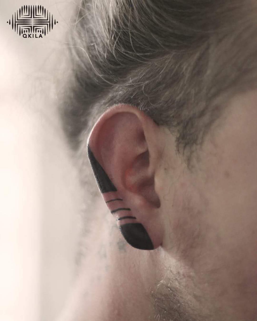 behind the ear tattoos for men 0037