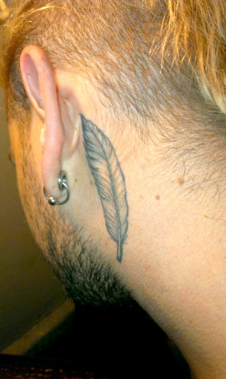 behind the ear tattoos for men 0059