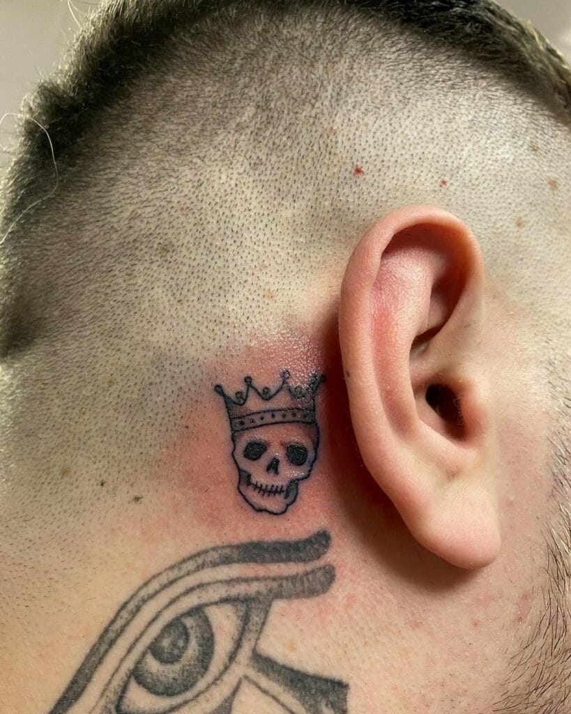 behind the ear tattoos for men 0067