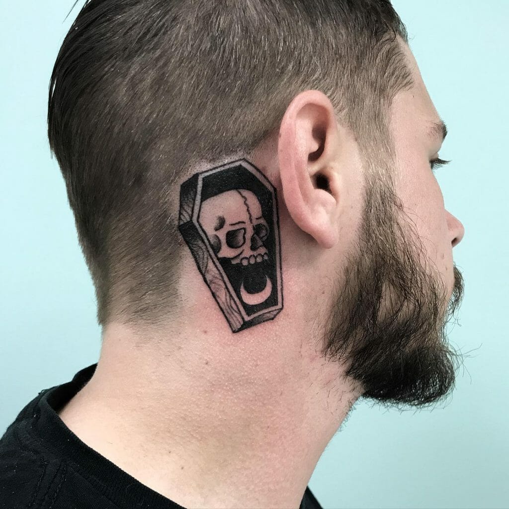 behind the ear tattoos for men 0097