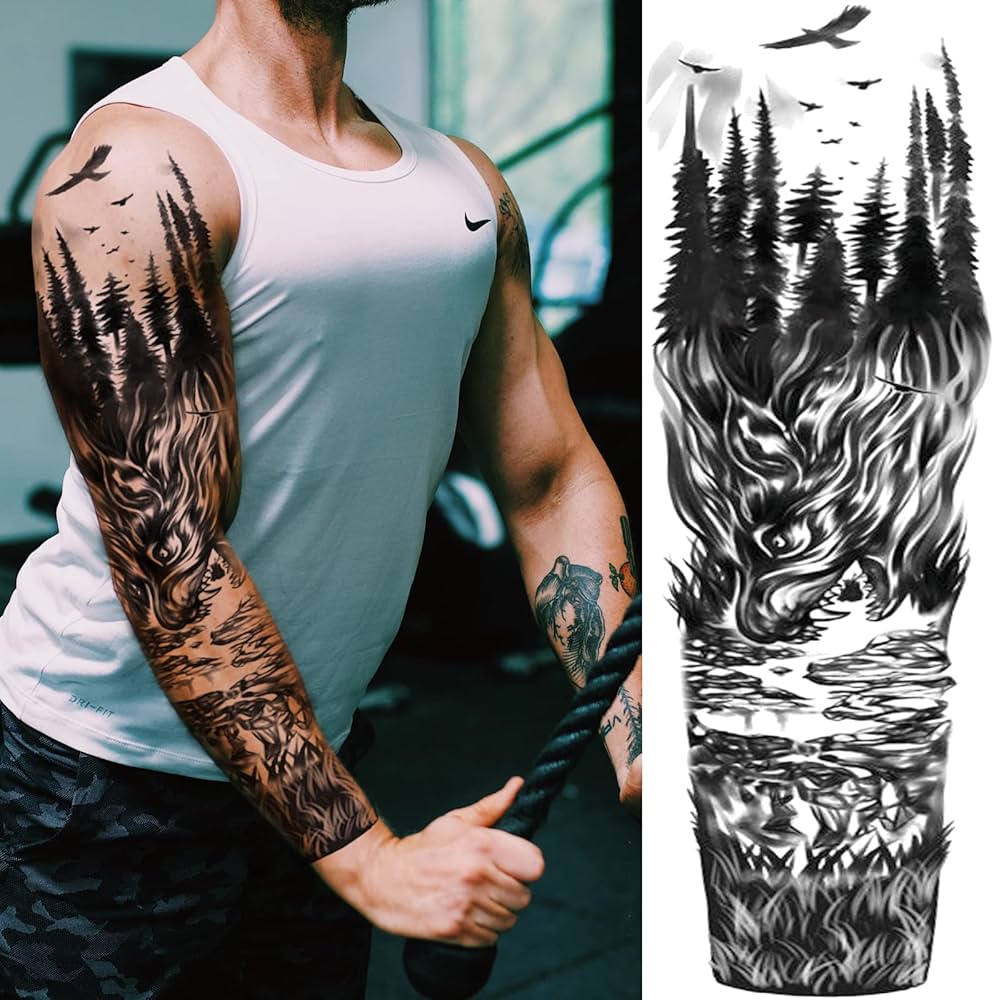 best animal sleeve tattoos for men