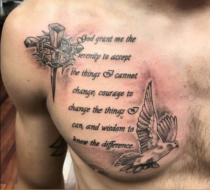 best bible verse tattoos for men chest designs