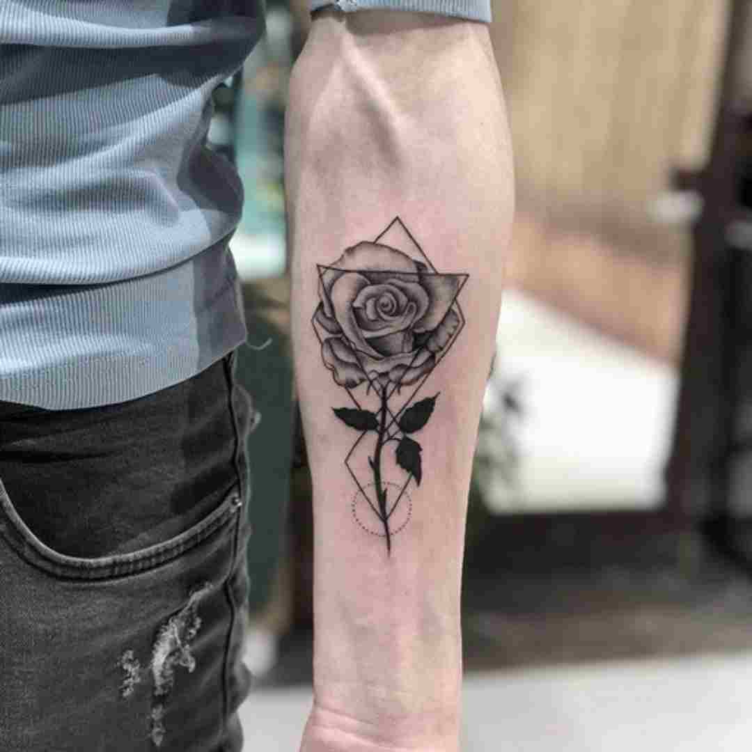 best black rose tattoo designs for men