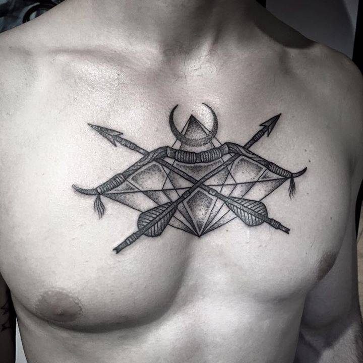 best bow tattoos for men ideas