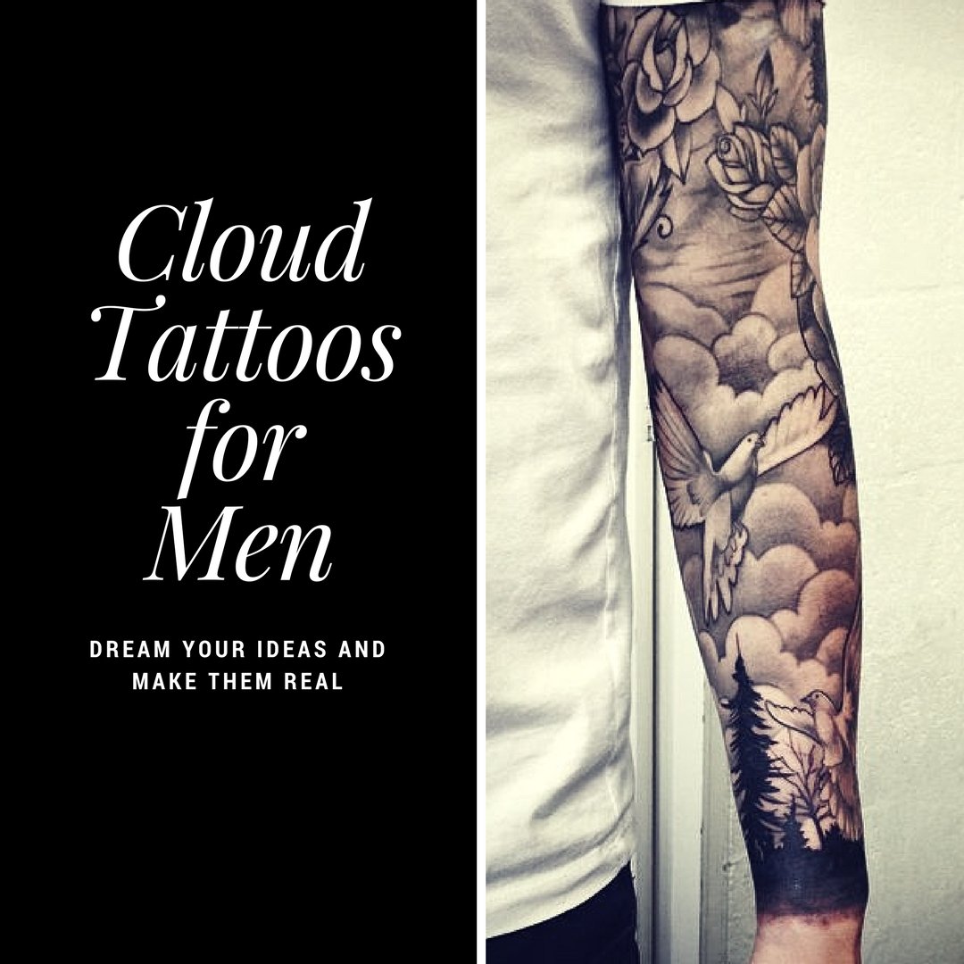 best cloud tattoos for men