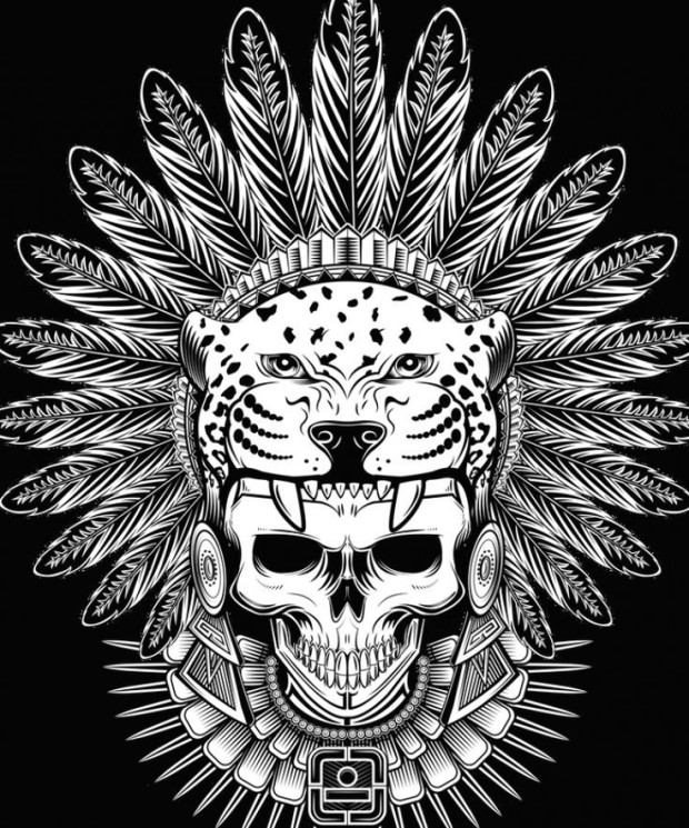 best designs for Mayan tattoos for men