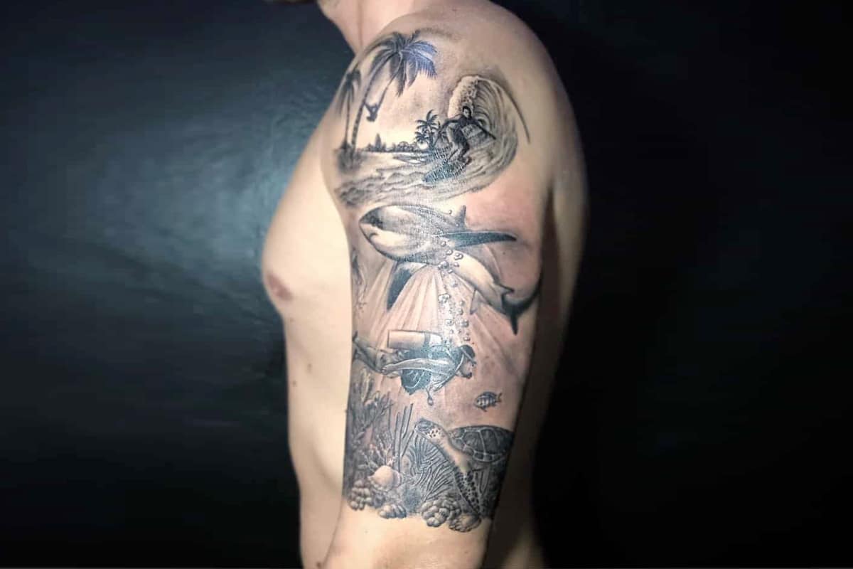 best family sleeve tattoos for men