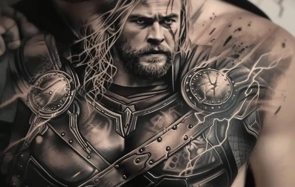 best lightning tattoos for men designs