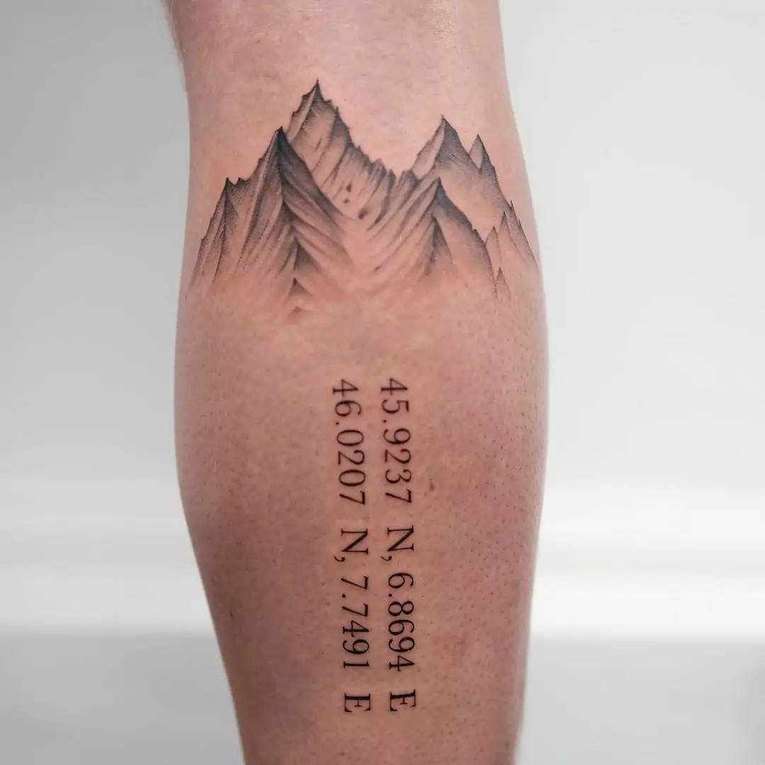 best mountain tattoos for men