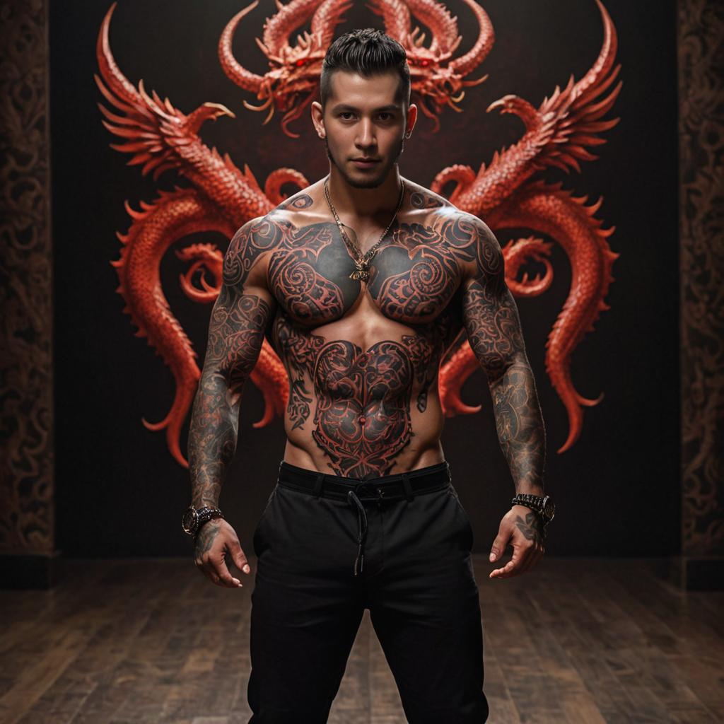 best red tattoos for men