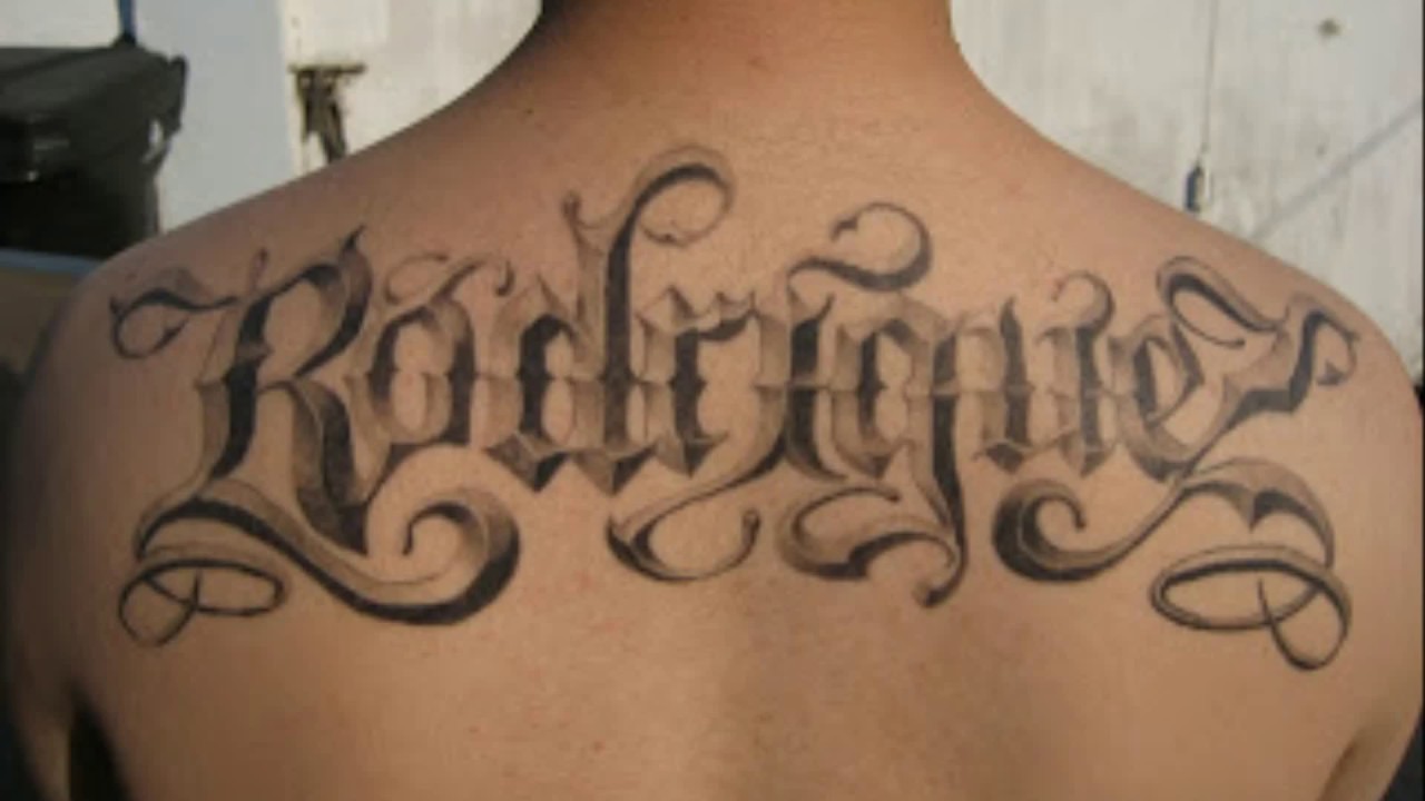 best tattoo fonts for men