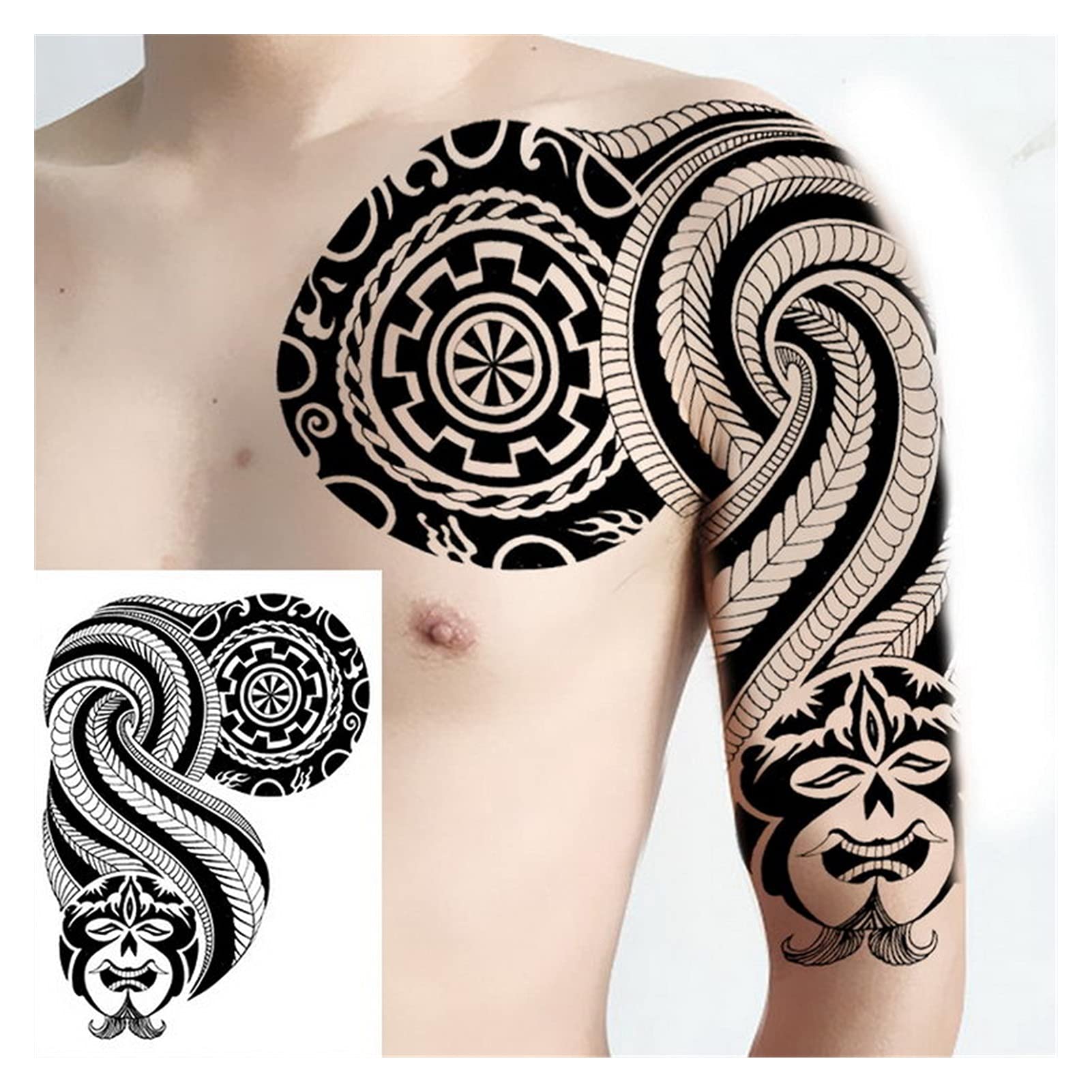 best tribal shoulder tattoos for men