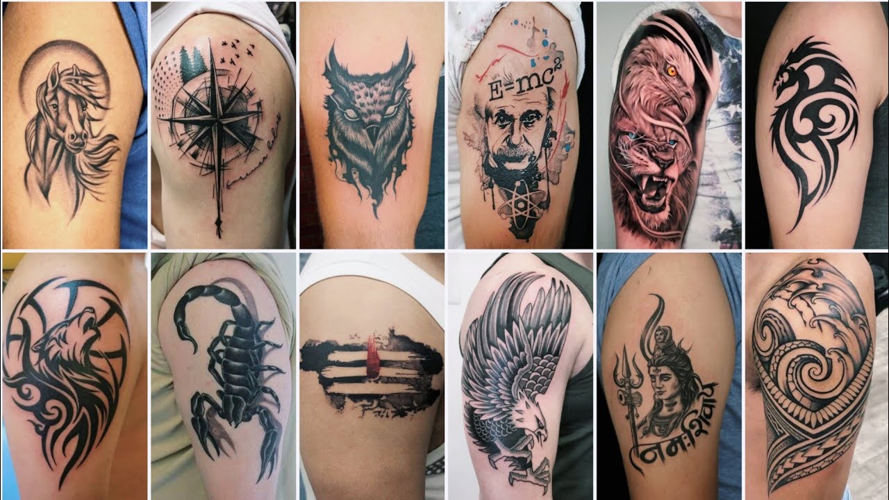 best upper arm tattoos for men