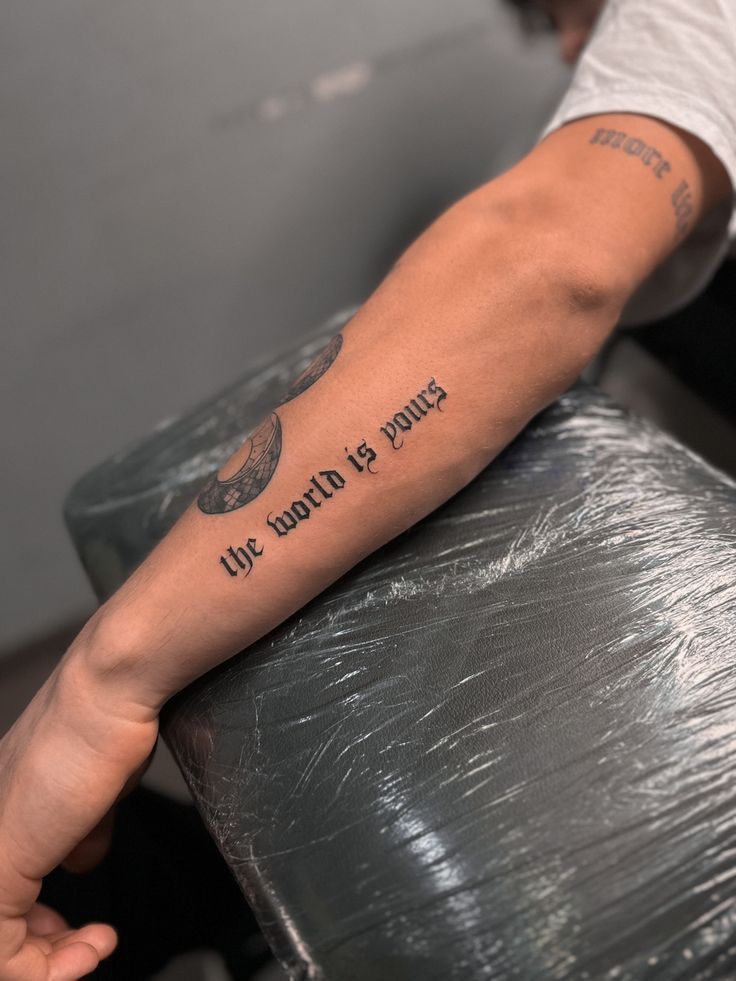 best word tattoos for men