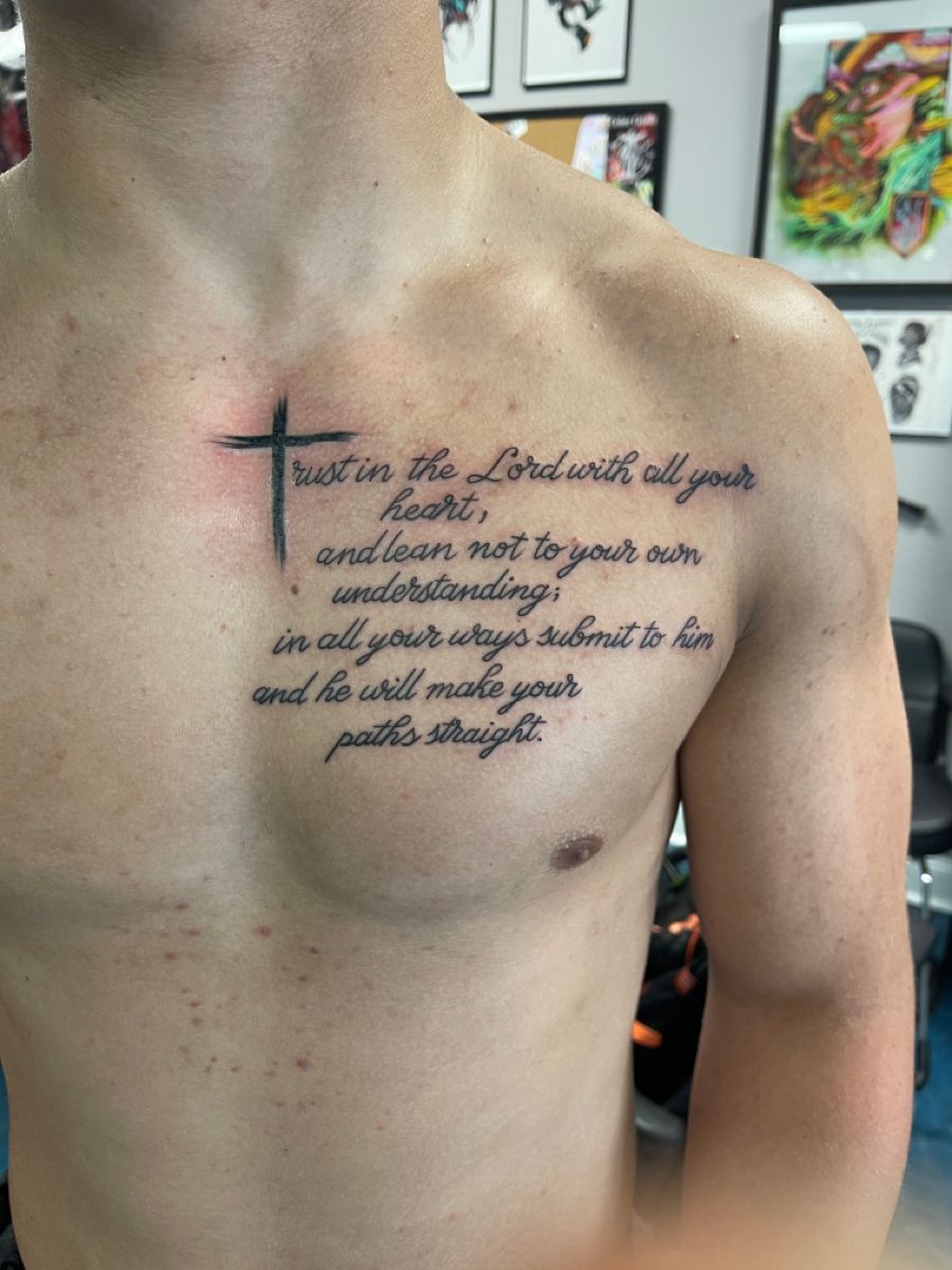 bible verse tattoos for men chest ideas