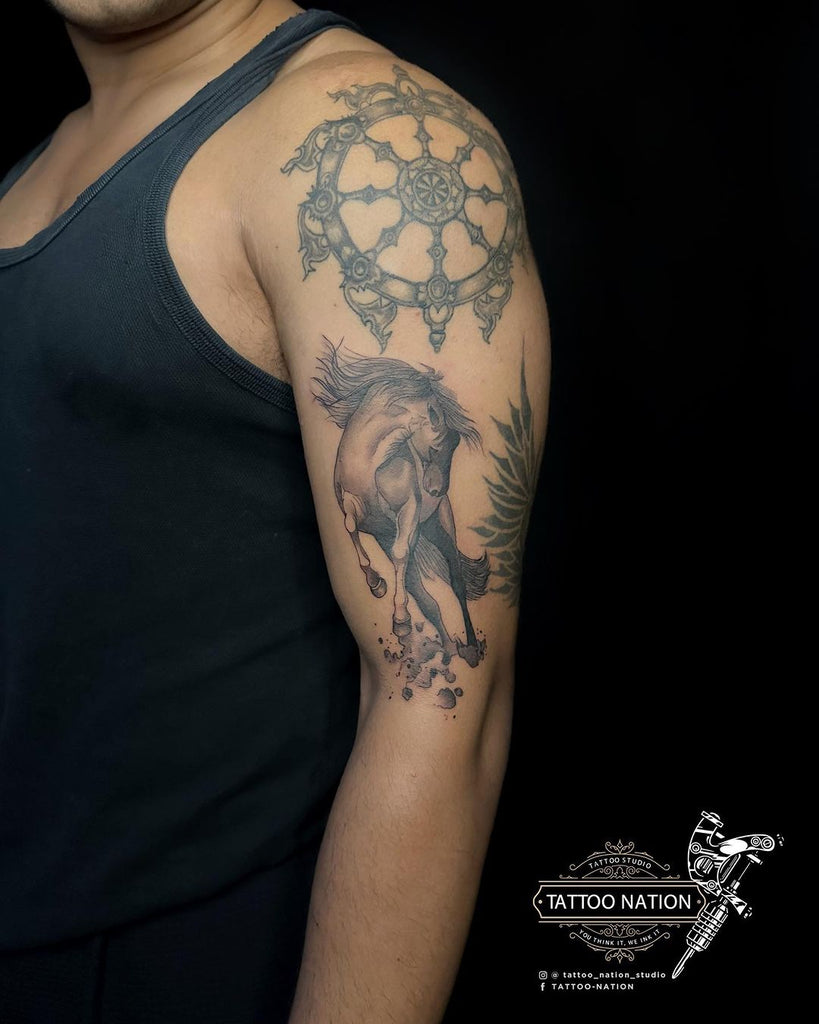 bicep tattoo designs for men