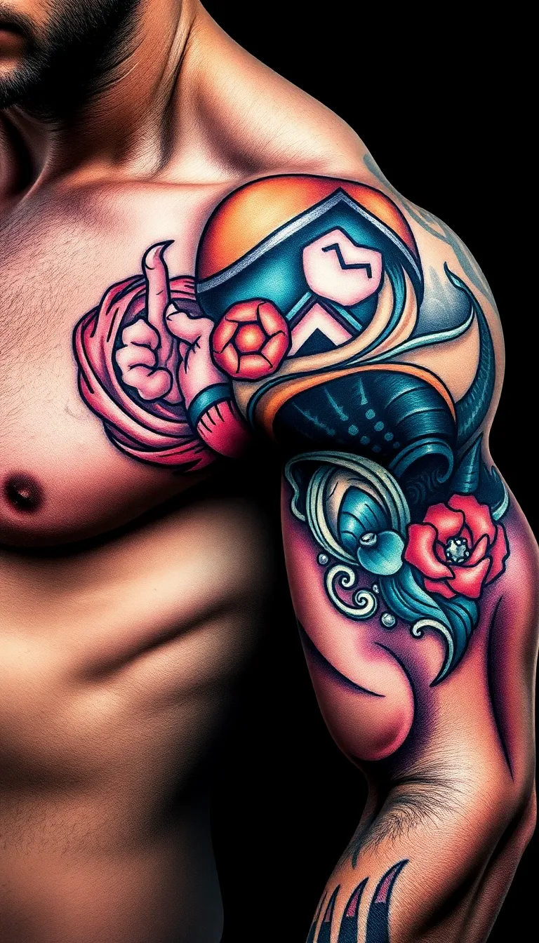 bicep tattoos for men 0024