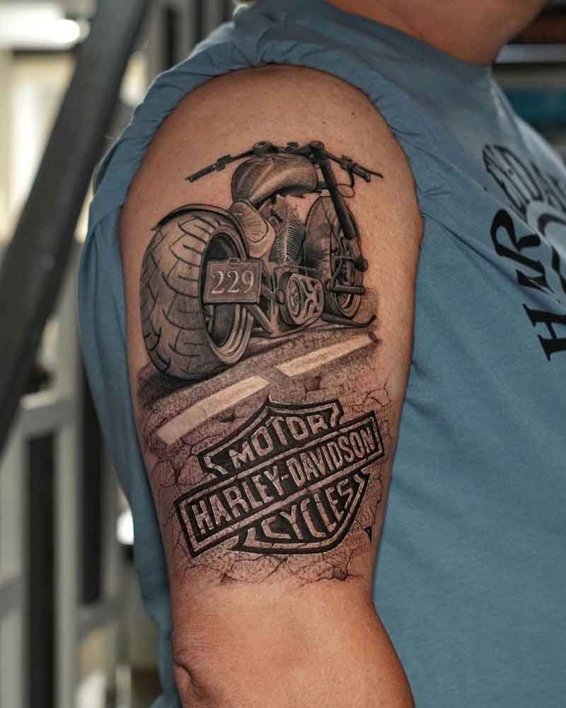 motorcycle tattoos for men 0034