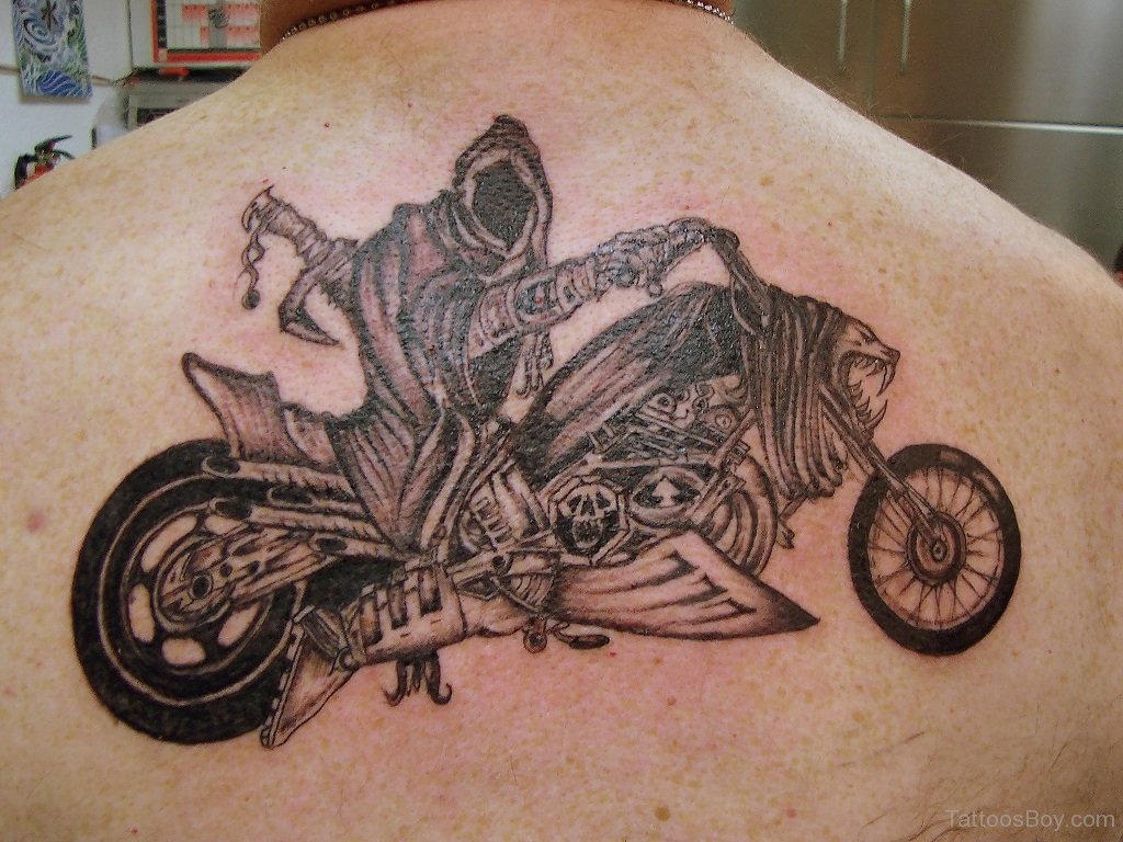 motorcycle tattoos for men 0039