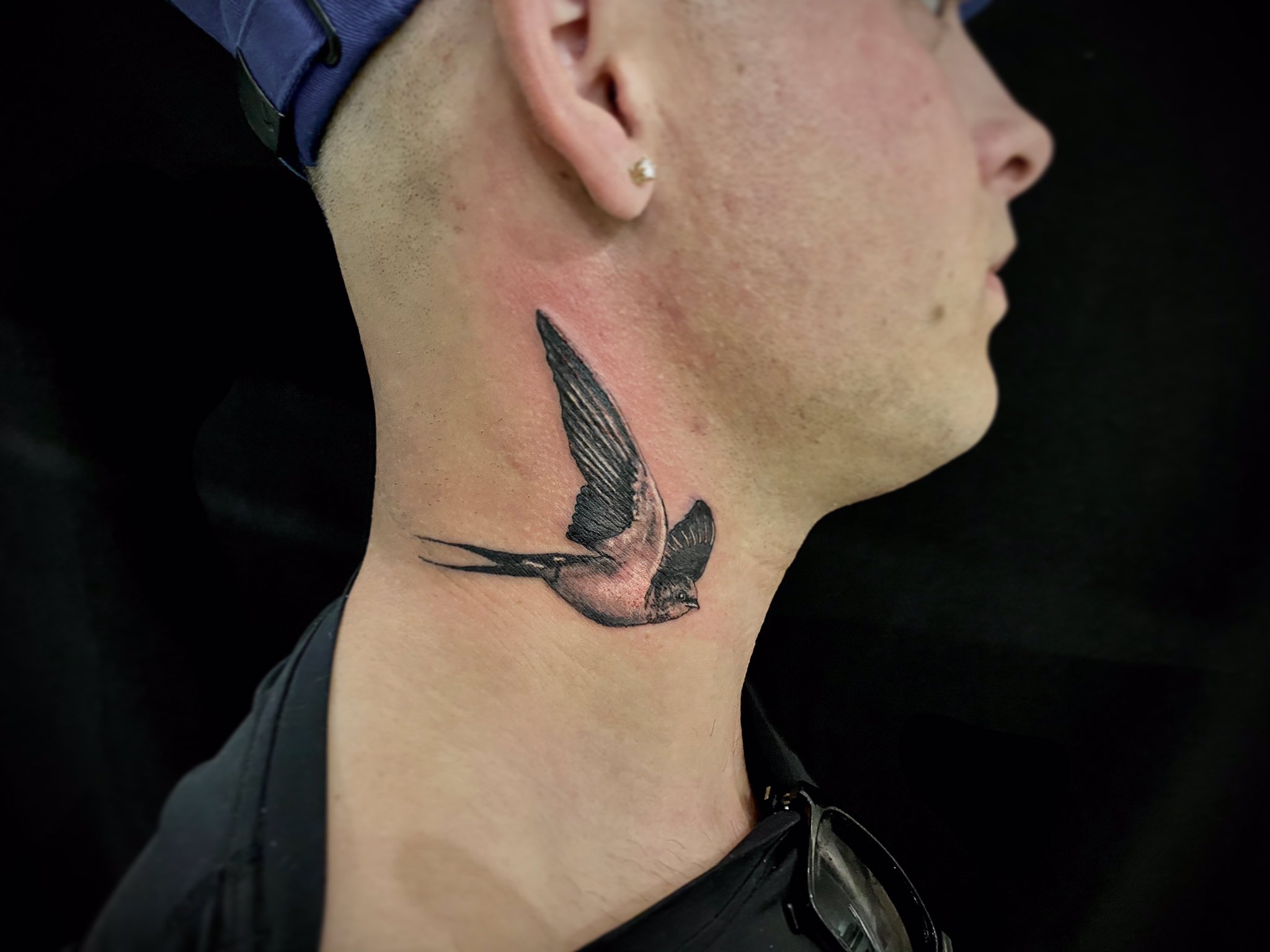 bird neck tattoos for men 0019