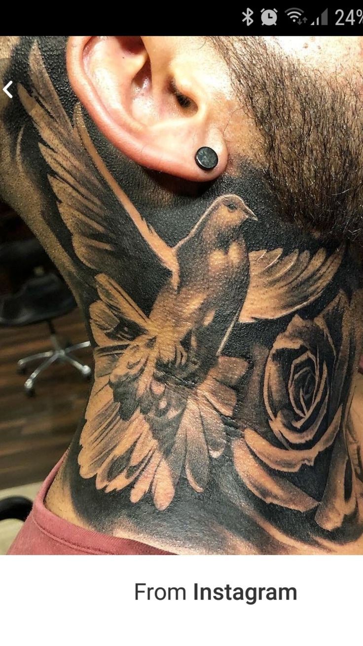 bird neck tattoos for men 0073