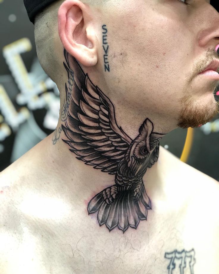 bird neck tattoos for men 0086