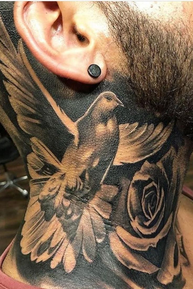 bird neck tattoos for men 0092