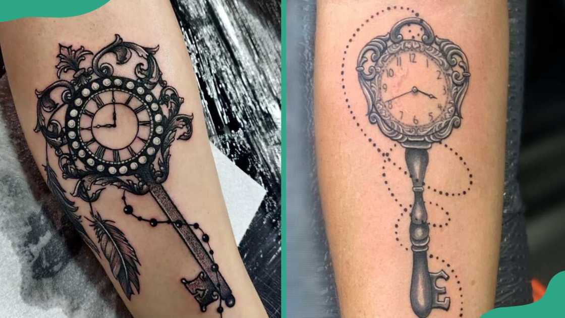 birth clock tattoo for men 0053