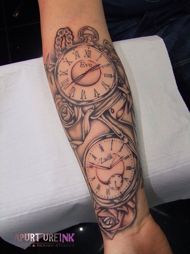 birth clock tattoo for men 0057