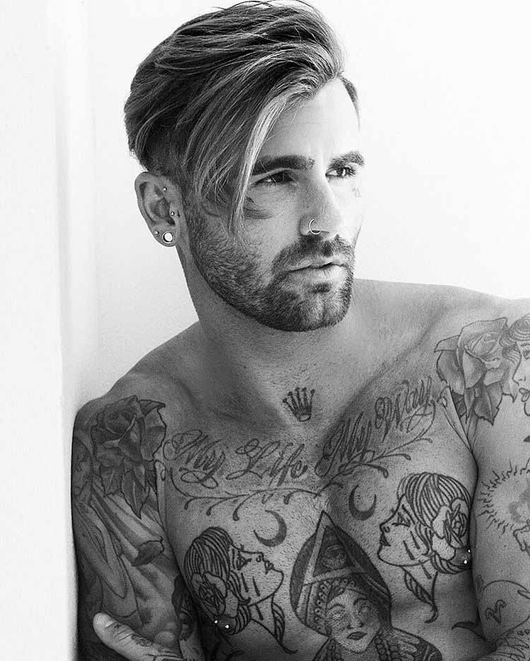 black and white tattoos for men 0016