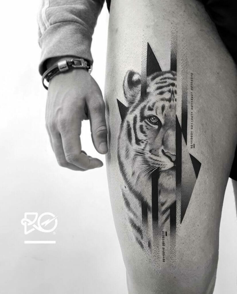 black and white tattoos for men 0076