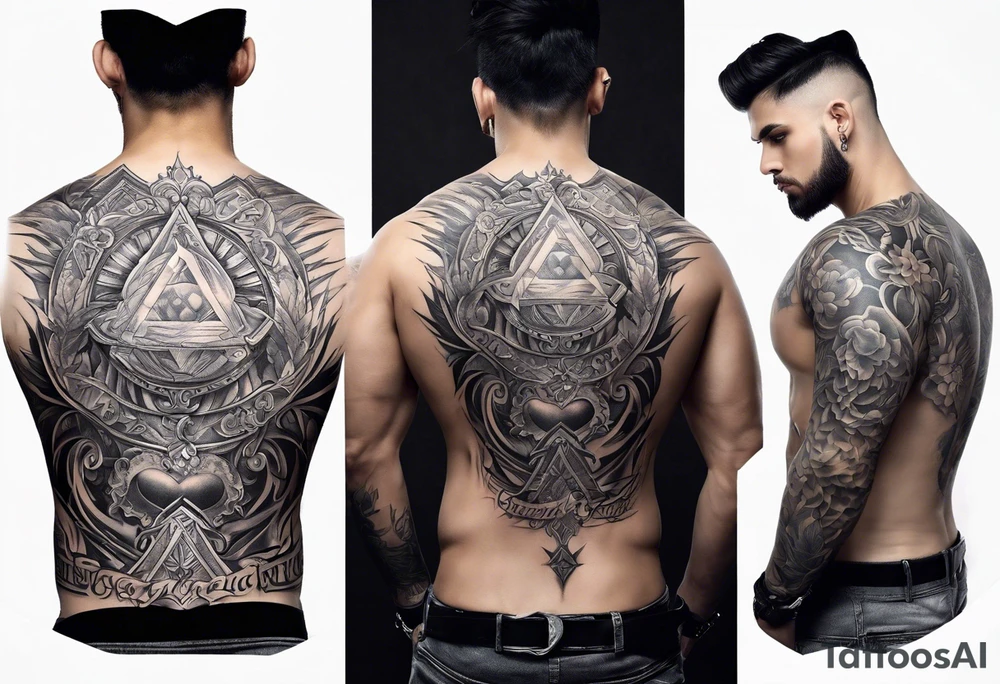 black back tattoos for men 0012