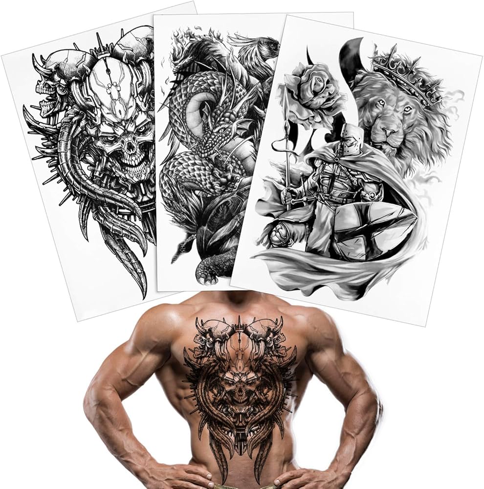 black back tattoos for men 0014