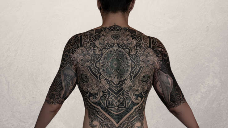 black back tattoos for men 0024