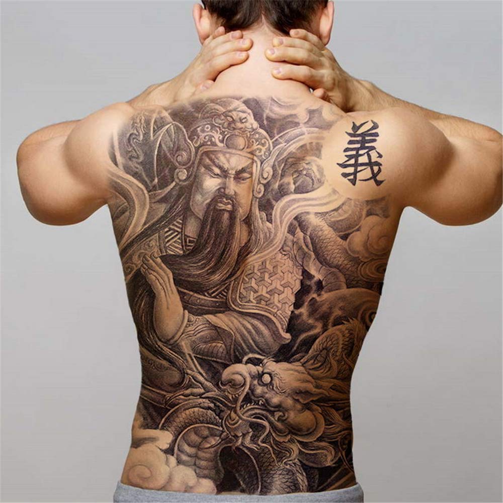 black back tattoos for men 0028