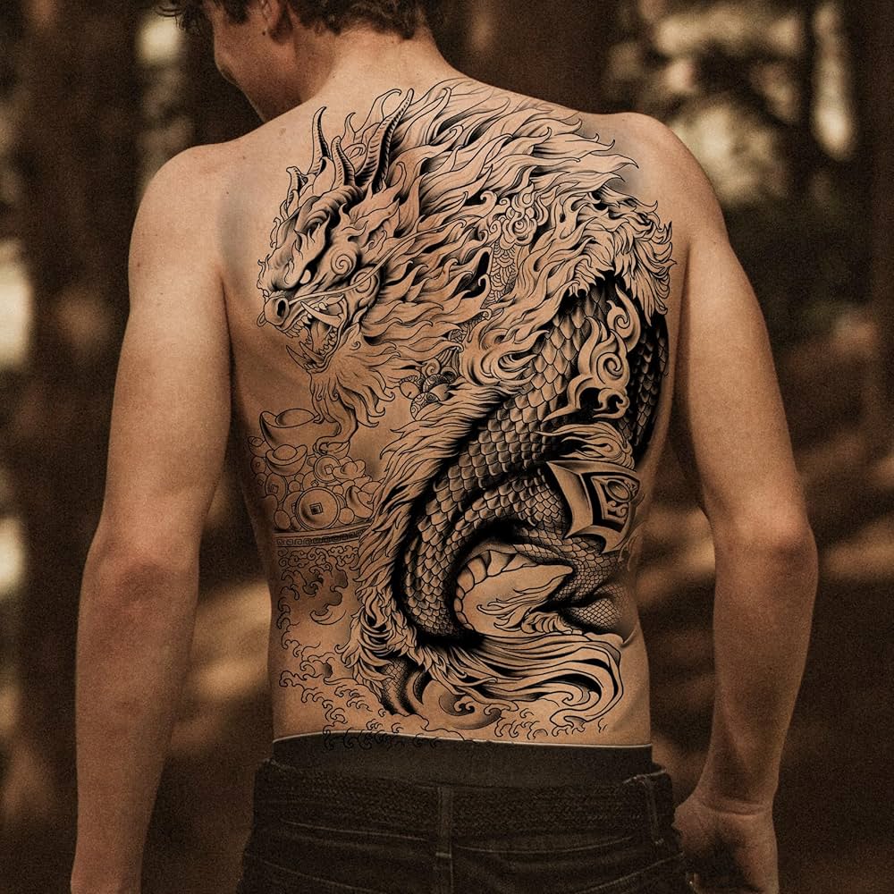 black back tattoos for men 0033