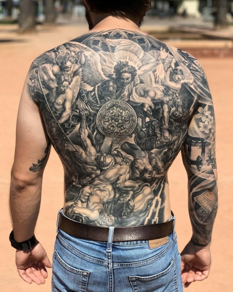 black back tattoos for men 0037