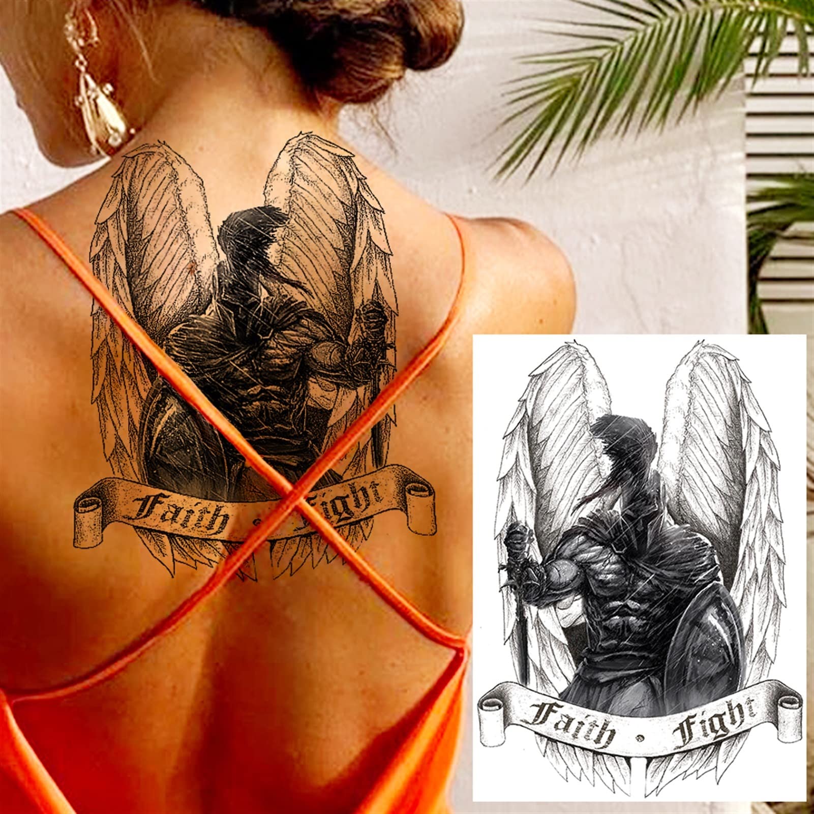 black back tattoos for men 0054