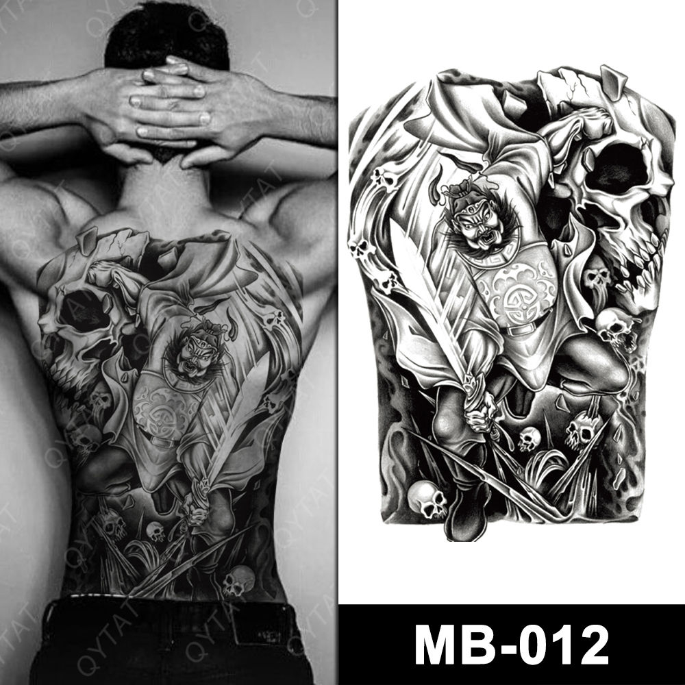 black back tattoos for men 0056