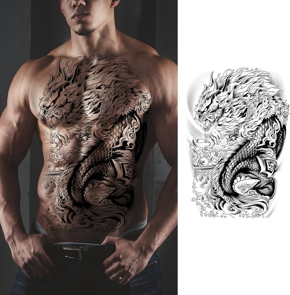 black back tattoos for men 0079