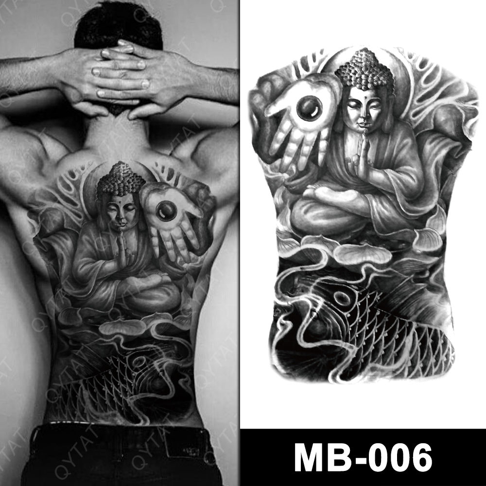 black back tattoos for men 0085