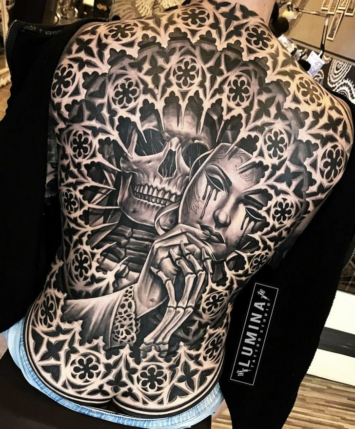 black back tattoos for men 0098