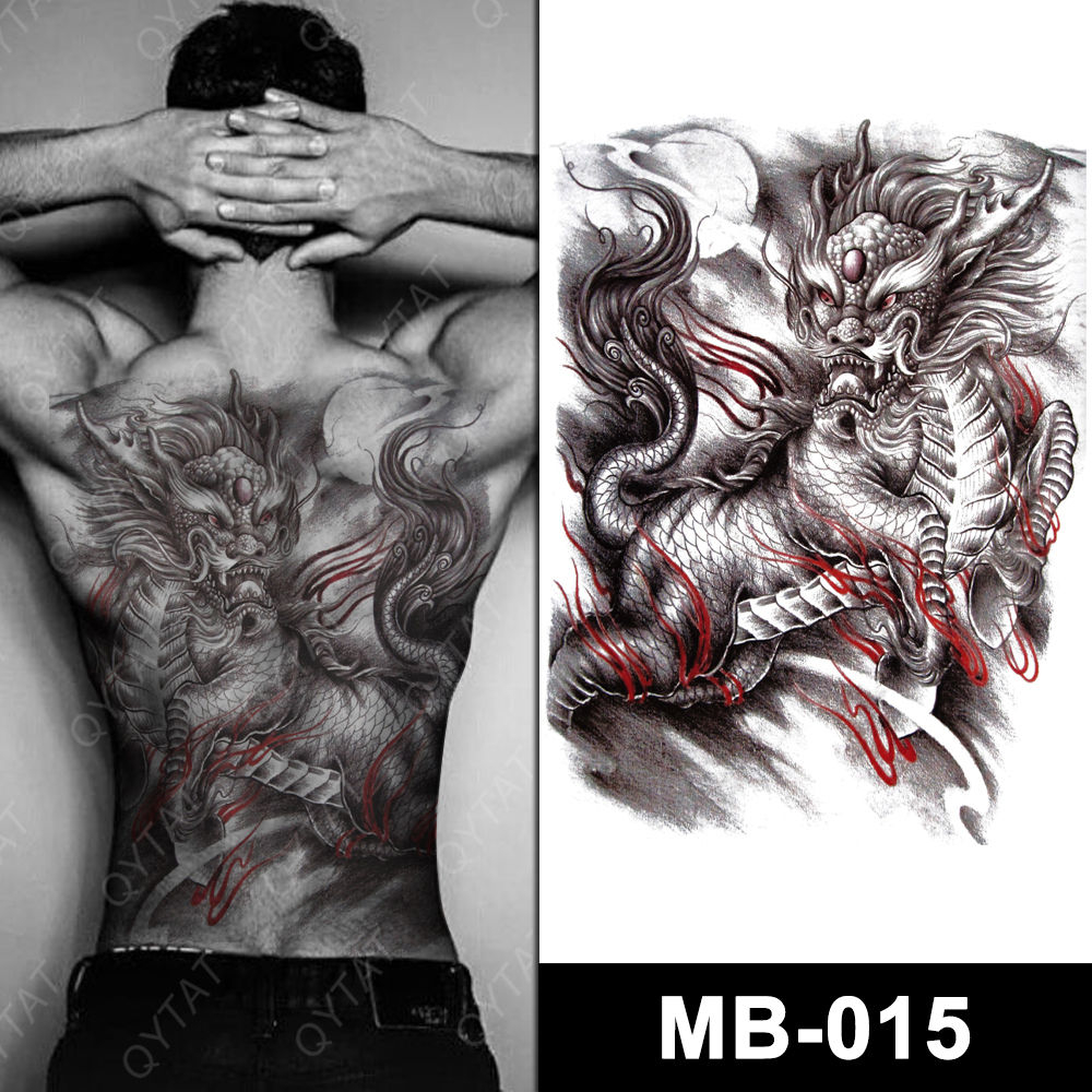 black back tattoos for men 0099