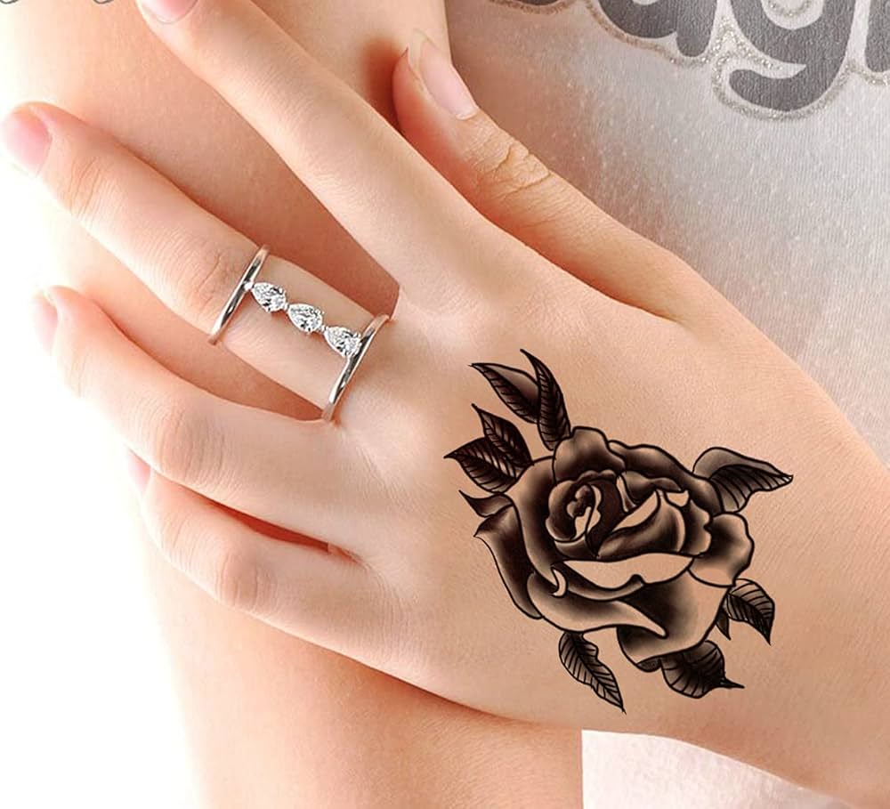 black rose tattoo for men 0015