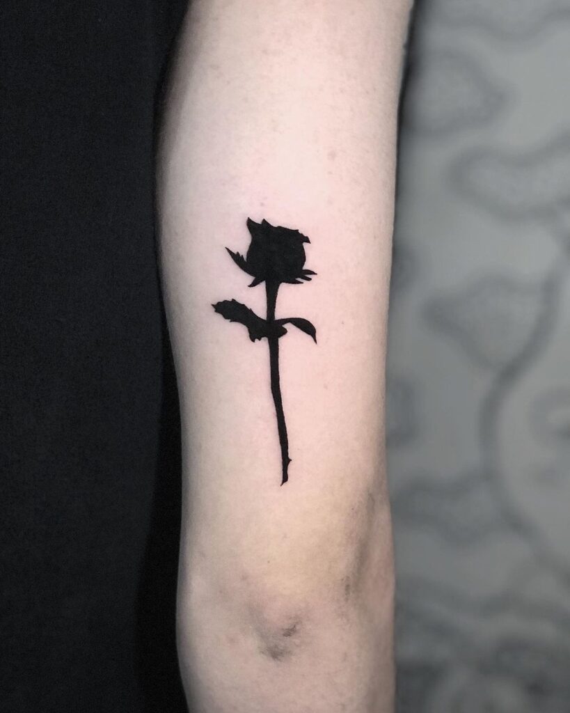 black rose tattoo for men 0017