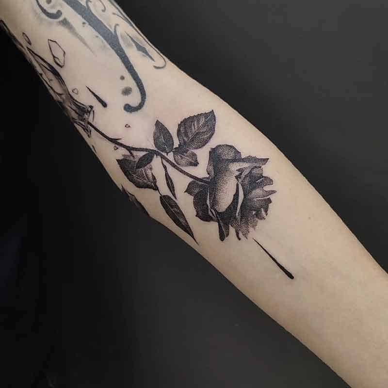 black rose tattoo for men 0021