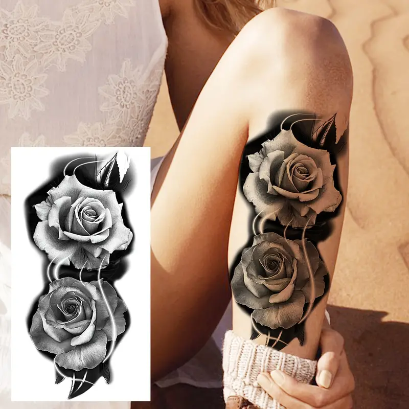 black rose tattoo for men 0038