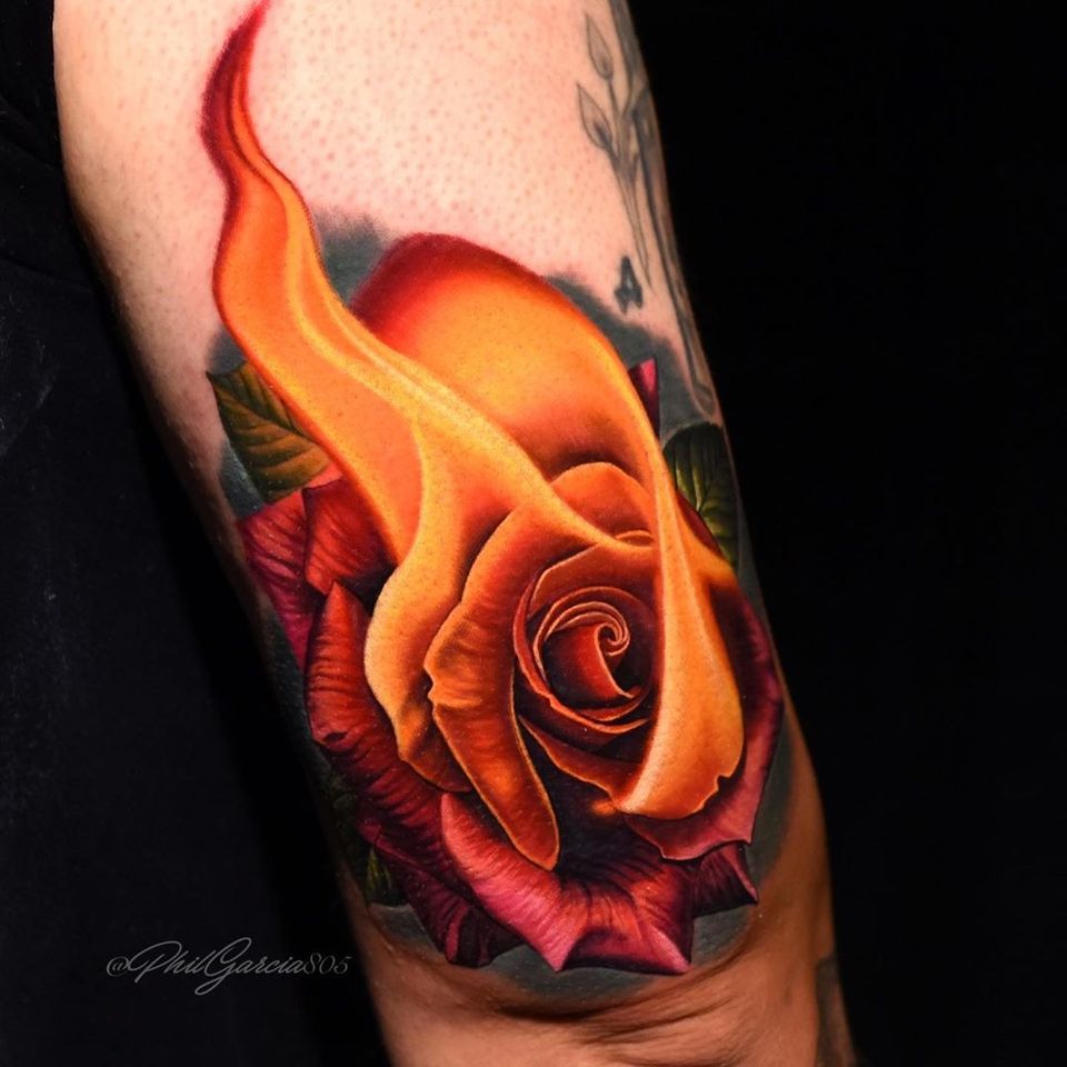 black rose tattoo for men 0039