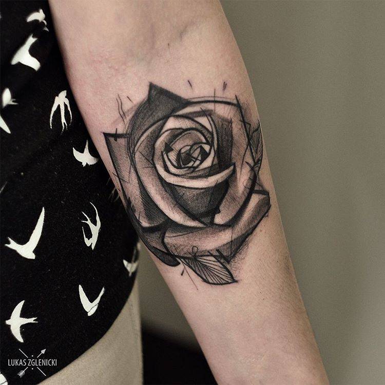 black rose tattoo for men 0045